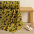 thumbnail image 4 of Soimoi Yellow Cotton Cambric Fabric Leaves & Floral Artistic Print Fabric by Yard 42 Inch Wide, 4 of 7