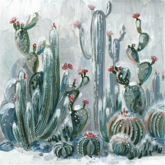Marmont Hill Mh-Jultcn-41-C-32 32" X 32" "Cactus Garden Ii" Frameless Giclee Painting On