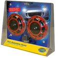 thumbnail image 3 of Hella Klaxon 003399801 un 500 Hertz Ton Haut/un 300 Hertz Ton Bas Corne; 118 Décibels; 12 Volts/5,5 Ampères; Rond de 4,7 Pouces; Noir avec Grille Rouge; Acier, 3 of 4