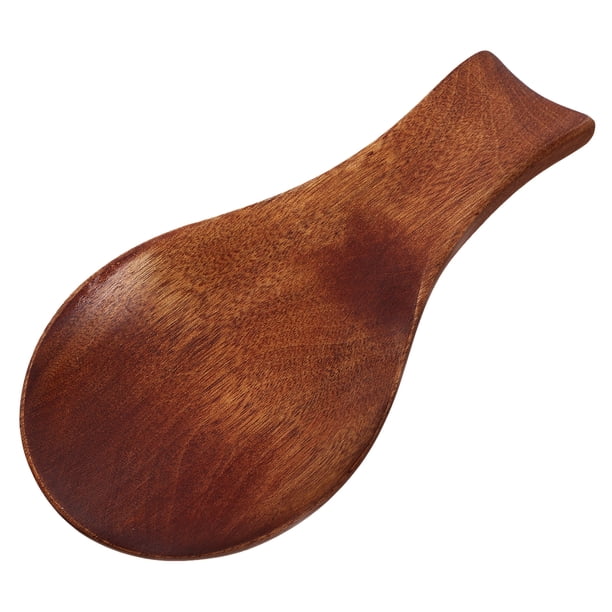 Soporte para cucharas de cocina, soporte para cuchara de mesa de comedor, soporte de madera para cucharas