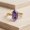 Rose Plated, variant on 3CT Dutch Marquise Amethyst Solitaire Ring, 925 Sterling Silver Yellow Gold Plated Ring, Proposal Ring, February Birthstone Handmade Ring Gift for Her