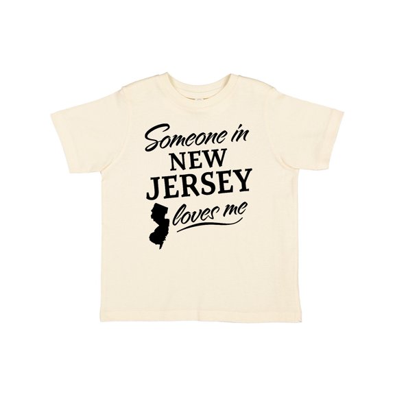 Inktastic Someone in New Jersey Loves Me Boys or Girls Toddler T-Shirt