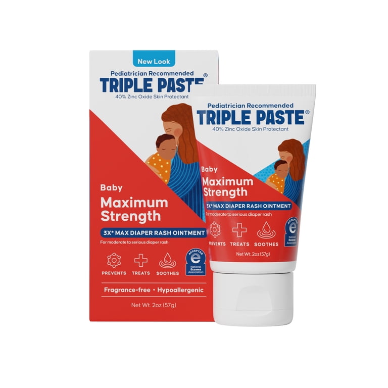 Triple Paste 3X Max Diaper Rash Ointment, 2 oz photo 1