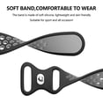 thumbnail image 4 of Correa para Apple Watch Band (negra/gris) 49mm 45mm 44mm 42mm, Correa deportiva de silicona suave transpirable para iWatch SE/Apple Watch Series 8 7 6 5 4 3 2 1, 4 of 5