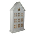 thumbnail image 3 of Northlight Snow Covered Rustic Wooden Christmas House - 30" - White, 3 of 6