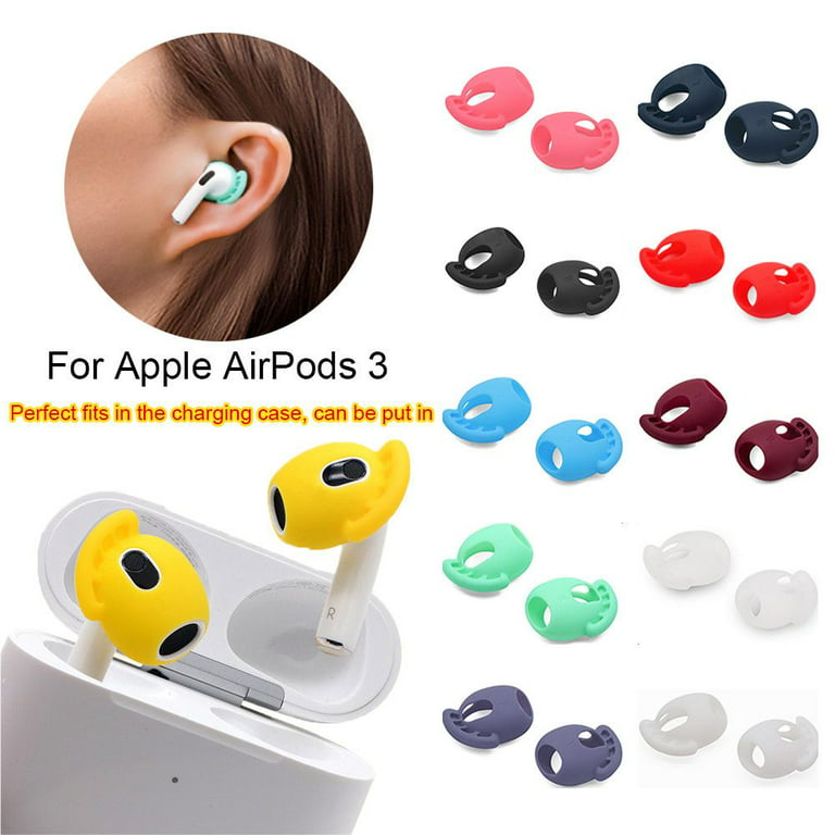 Bortset præmie Alarmerende Soft Silicone Earbuds Eartips Cover for Apple AirPods 3rd Generation  Bluetooth Earphone Dustproof Accessories for Airpods 3 Case, 1 Pair -  Walmart.com