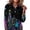 Blue-A#170830HH, variant on Hearthz Christmas Waffle Knit Polo Shirt for Women Christmas Tree Print Henley Shirts for Women Button V Neck Long Sleeve Tennis Tops Relaxed Fit Office Daily T Shirts for Women