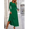thumbnail image 4 of Conjunto de 2 Piezas PRETTYGARDEN Vestido Verde de Punto Acanalado Talle M, 4 of 7