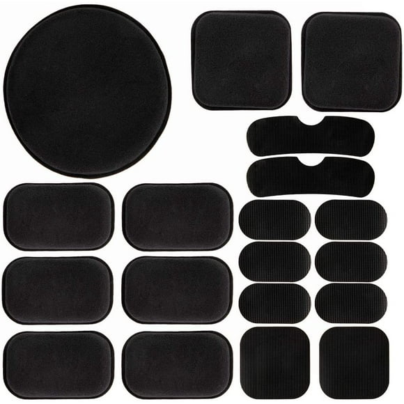 shiyou-Universal Airsoft Helmet Pads 19pcs/Set Tactical Helmet Replacement Foam Motorcycle Padding Kits Bicycle Bike Accessories Mats for Fast Mich CS ACH FMA USMC PASGT
