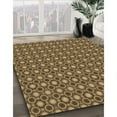 thumbnail image 2 of Ahgly Company Indoor Round Patterned Caramel Brown Area Rugs, 4' Round, 2 of 6