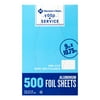 Daily Chef Pre-Cut Standard Aluminum Foil, 9" x 10.75", 500 Sheets, 1 Ct