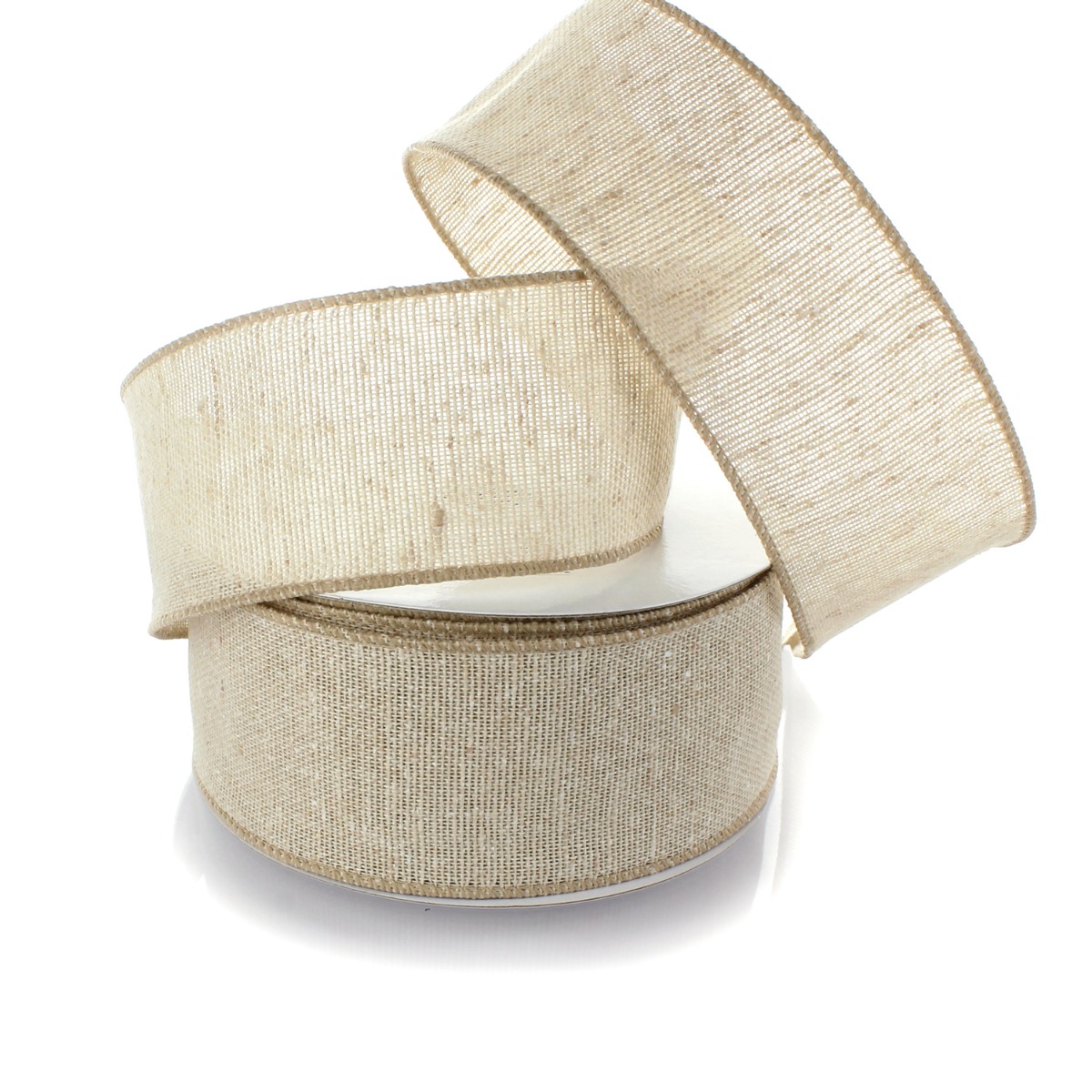 Ribbon Traditions 2.5" Wired Burlap Ribbon 823 Khaki 25 Yards Walmart