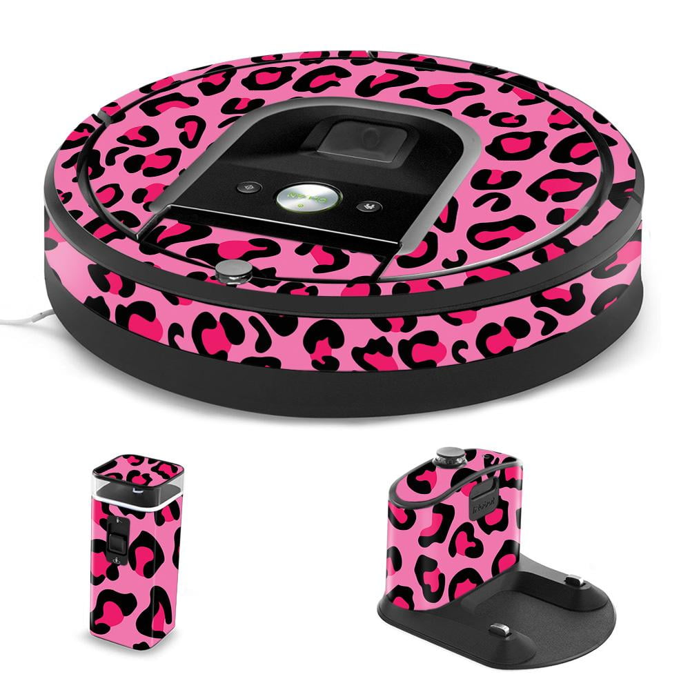 MightySkins Skin for iRobot Roomba 960 Robot Vacuum Pink Leopard