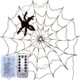 thumbnail image 1 of Amdohai Spider Web Lamp with Black Spider Warm White Remote Control 8, 1 of 4