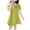 Green, variant on yillto Girls Golf Dress Short Sleeve Ruffle Pleated School Uniform Summer Casual Activewear Causal Dresses