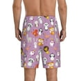 thumbnail image 3 of Kdxio Lovely Animals Print Mens Sleep Shorts Bottoms Soft Comfy Pajama Wear Pants with Drawstring Pockets, 3 of 7