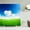 JK7821, variant on Sunny Sky Clouds Gre Grass Scery 3D Printed Fabric Waterproof Shower Curtains Ba