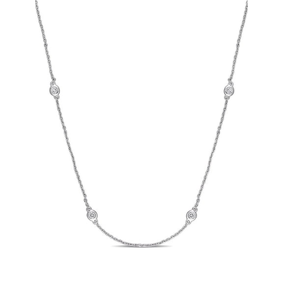 Everly Women's Diamond 14k White Gold Necklace