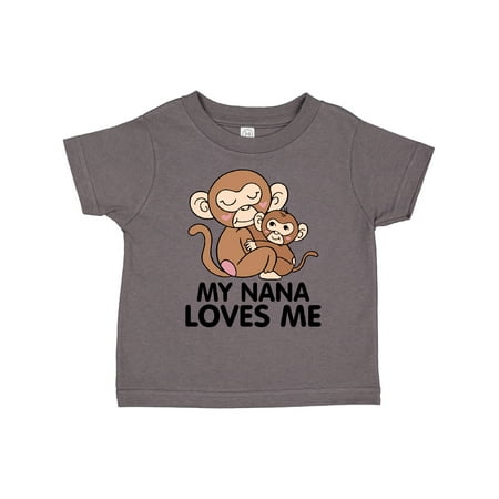 

Inktastic My Nana Loves Me Gift Toddler Boy or Toddler Girl T-Shirt