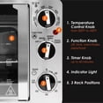 thumbnail image 4 of 25L French Door Toaster Oven - Black, 3 Rack Positions, Handles Multiple Dishes, 4 of 4