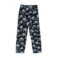 thumbnail image 5 of Balery Men'S Gothic Skull Pants,Sleepwear Pants,Pajama Pants,Pj Bottoms Drawstring And Pockets-Small, 5 of 9