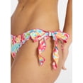 thumbnail image 4 of No Boundaries Lettuce Edge Side Tie Bikini Bottoms, Women's XXS-XXL, 4 of 5