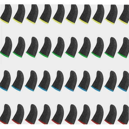 40 Pieces Gaming Finger Sleeve Finger Gloves For Gaming Thumb Sleeves Mobile Gaming Finger Protector
