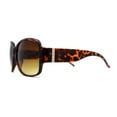 thumbnail image 3 of Womens Rhinestone Trim Hinge Butterfly Classic 90s Sunglasses Tortoise Brown, 3 of 4