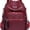 Red, variant on Sunyuer PU Leather Stylish Travel Backpack - Lightweight and Multi Pockets Sports Yoga Bag for Commuting