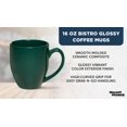 thumbnail image 3 of Large Coffee Cups 16 oz. Set of 10, Bulk Pack - Perfect for Tea, Espresso, Cappuccino, Hot Cocoa - Green, 3 of 5