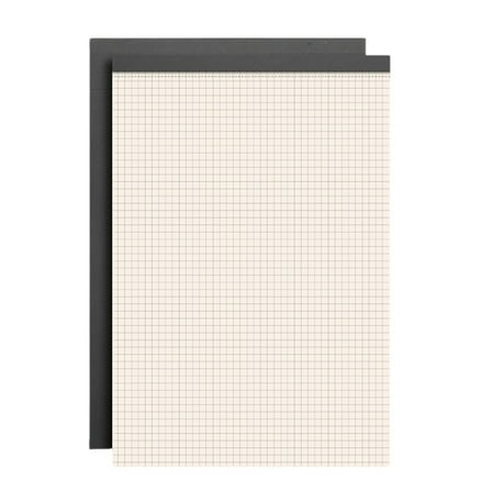 Quads Ruled Graph Paper Pad A 4 Grid Paper Pad Graph Paper Notebook Quads Grid Paper Pad with Cardboard Backing