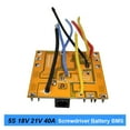 thumbnail image 6 of 5S 18V 21V 40A BMS Lithium Battery Board With Balance For 21V 18V Screwdriver Shurik And Vacuum Cleaner Battery Pack Use ,Multi -Function Protection, 6 of 6