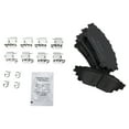 thumbnail image 2 of TRQ Rear Brake Pad and Rotor Set Ceramic Rotors Fits 2014-2015 Lexus IS250, 2 of 5