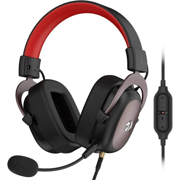 Redragon H510 PRO 3-Mode RGB Gaming Headset - 7.1 Surround Sound - 53MM Audio Drivers in Memory Foam Ear Pads w/Durable Fabric Cover- Multi Platforms Headphone - USB Powered for PC/PS4/NS