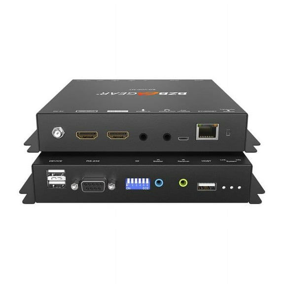 BZBGEAR 4K UHD HDMI Over IP Multicast Transceiver with Video Wall/KVM/USB/POE Support