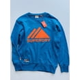 thumbnail image 1 of Superdry Mountain Sport Mono Crew Sweatshirt Aqua Blue ( S ), 1 of 2
