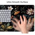 thumbnail image 6 of Dark Floral Desk Mat Vintage Aesthetic Desk Pad Flower Plant Black Extended Mouse Pad Large Gaming Mousepad XL Laptop Computer Mouse Keyboard Mat 31.5 x 11.8 in for Office Decor, 6 of 7