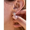 thumbnail image 5 of Arya - Martini Set Round Diamond Studs, 5 of 6