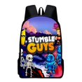 thumbnail image 1 of Stumble Guys Printed Backpack Kids Lightweight School Book Bags Large Capacity Rucksack Travel Breathable Daypack Gift, 1 of 2