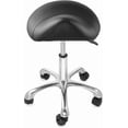 thumbnail image 6 of PetFurnishn Professional Ergonomic Saddle Stool, Black - Adjustable Hydraulic Seat, Rolling Spa Salon, Massage, and Medical Office Chair with Swivel Wheels, 6 of 14