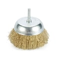thumbnail image 2 of Brosses à Roue en Fil d'Acier Inoxydable Plaqué Cuivre 6mm Outil Rotatif, 2 of 5