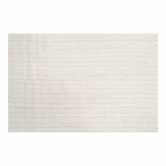 AVYAY RUGS 2' x 3' Off White Braided Jute Area Rug, Handmade Reversible