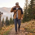 thumbnail image 4 of Dresfit Windbreaker Jacket Mens with Hood Loose Fit Long Sleeve Rain Jacket Summer 2026 Zip Up Hooded Hiking Raincoat Sun Protection Breathable Raincoats M, 4 of 7