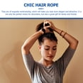 thumbnail image 3 of BRIGHTFUFU 4Ud Lovely Hair Rope En Marrón Con De Orejas Para Sujetar El, 3 of 6
