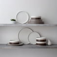 thumbnail image 4 of Noritake ColorStax Stripe Brown 12-Piece Dinnerware Set, Service for 4, 4 of 7