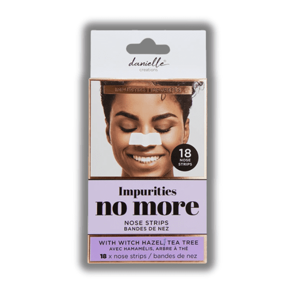 Tiras nasales Danielle Creations que eliminan las impurezas (18 tiras)