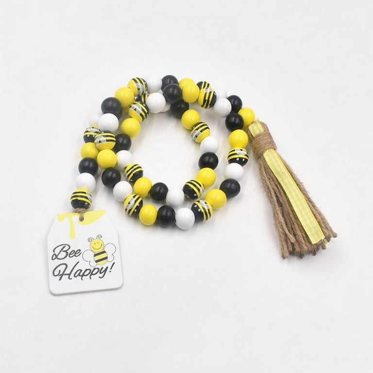 Honeycomb Wooden Beads, Wooden Beads Garland Craft, Wooden Bees Beads