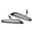 thumbnail image 1 of Maytalsory 2piece LED Dynamic Side Marker Turn Signal Side Marker Sequential Blinker Turn Signal Light Durable Transparent+T10, 1 of 6