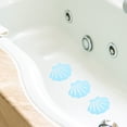 thumbnail image 5 of 12 pegatinas antideslizantes para bañera con forma de concha, autoadhesivas, para ducha., 5 of 5