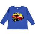 thumbnail image 3 of Inktastic Race Car 5th Birthday Boys Long Sleeve Toddler T-Shirt, 3 of 5